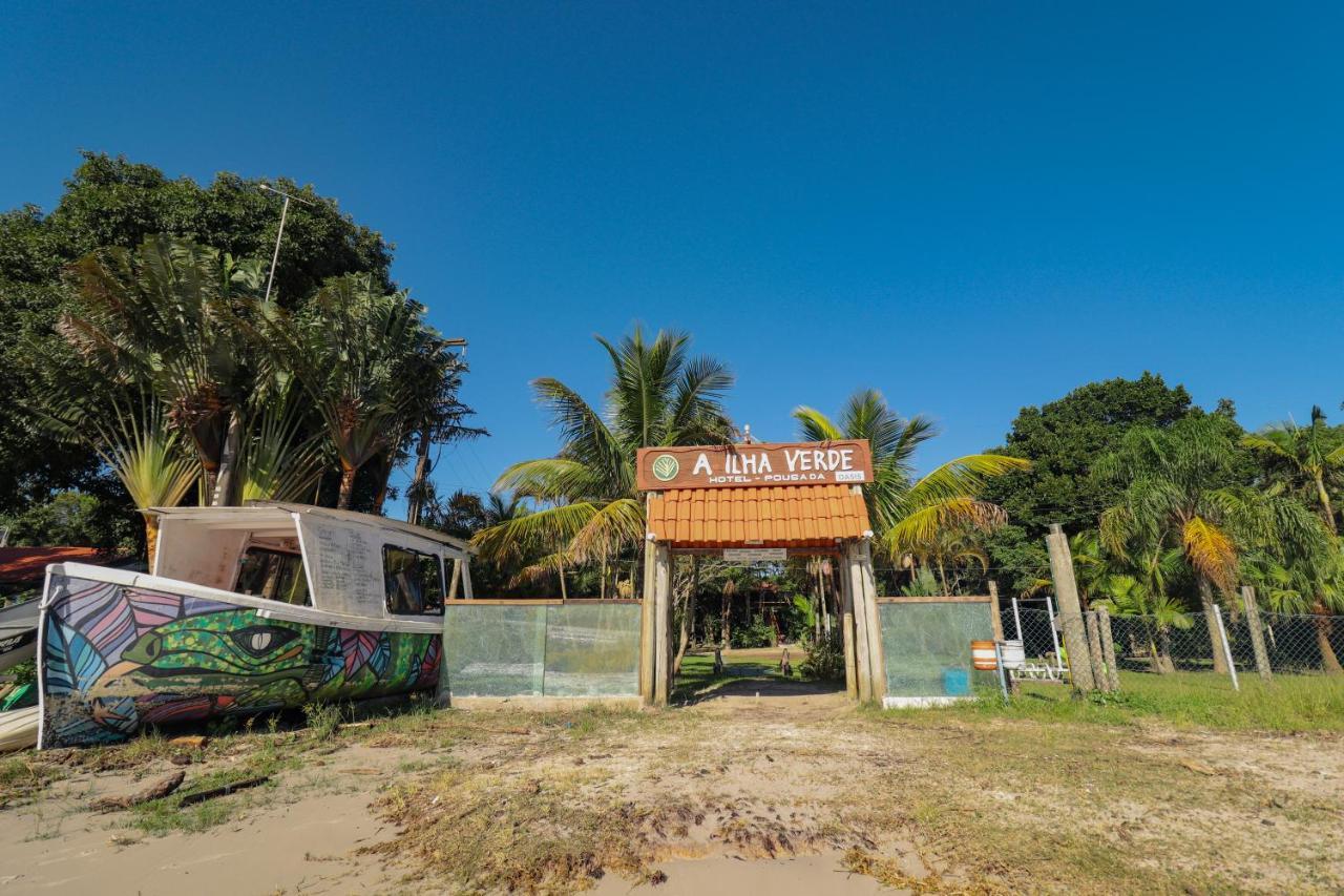 A Ilha Verde Hotel Pousada Na Praia อิลลาโดเมล ภายนอก รูปภาพ