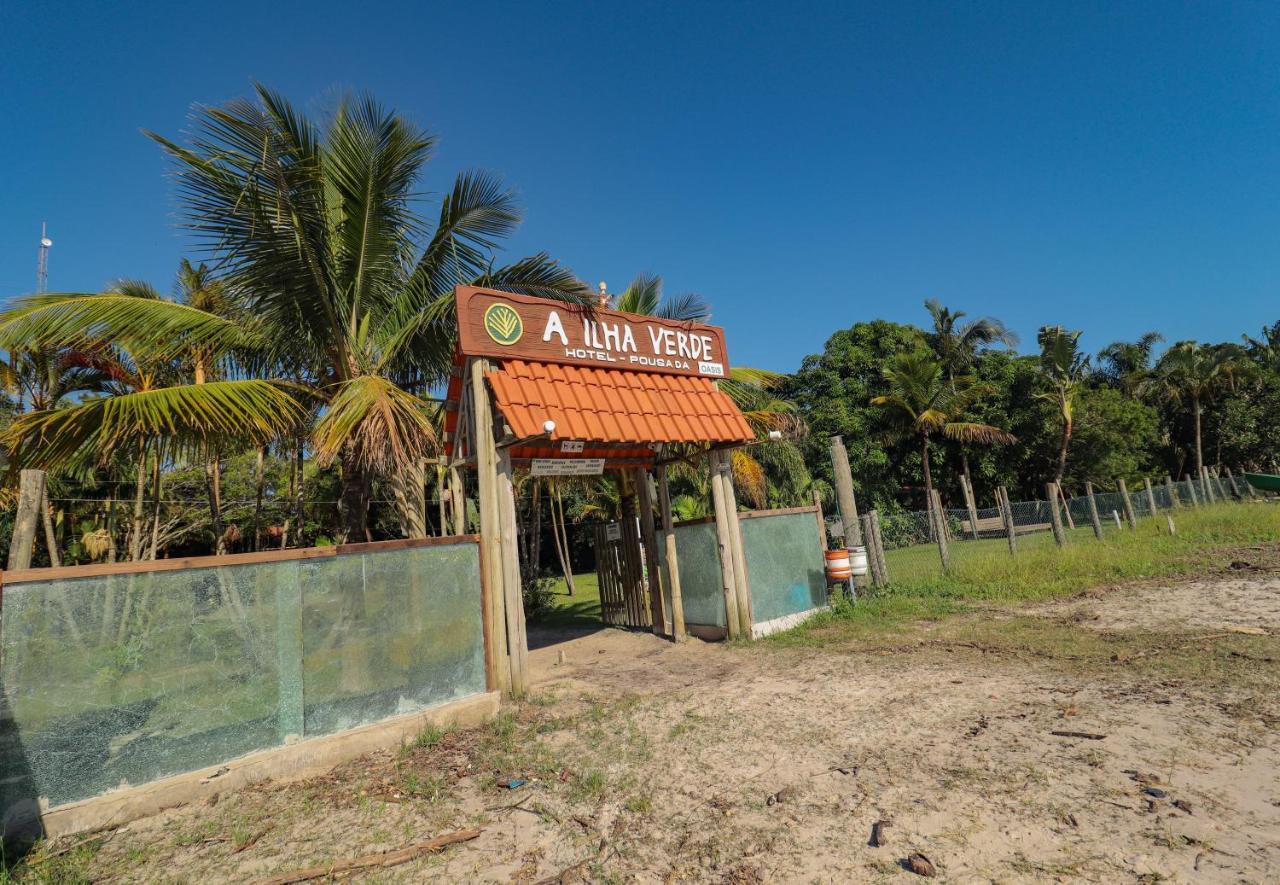A Ilha Verde Hotel Pousada Na Praia อิลลาโดเมล ภายนอก รูปภาพ