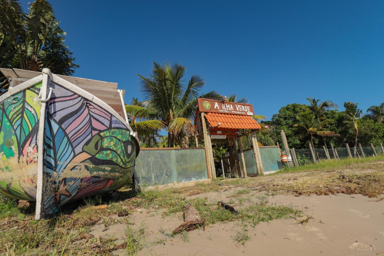 A Ilha Verde Hotel Pousada Na Praia อิลลาโดเมล ภายนอก รูปภาพ