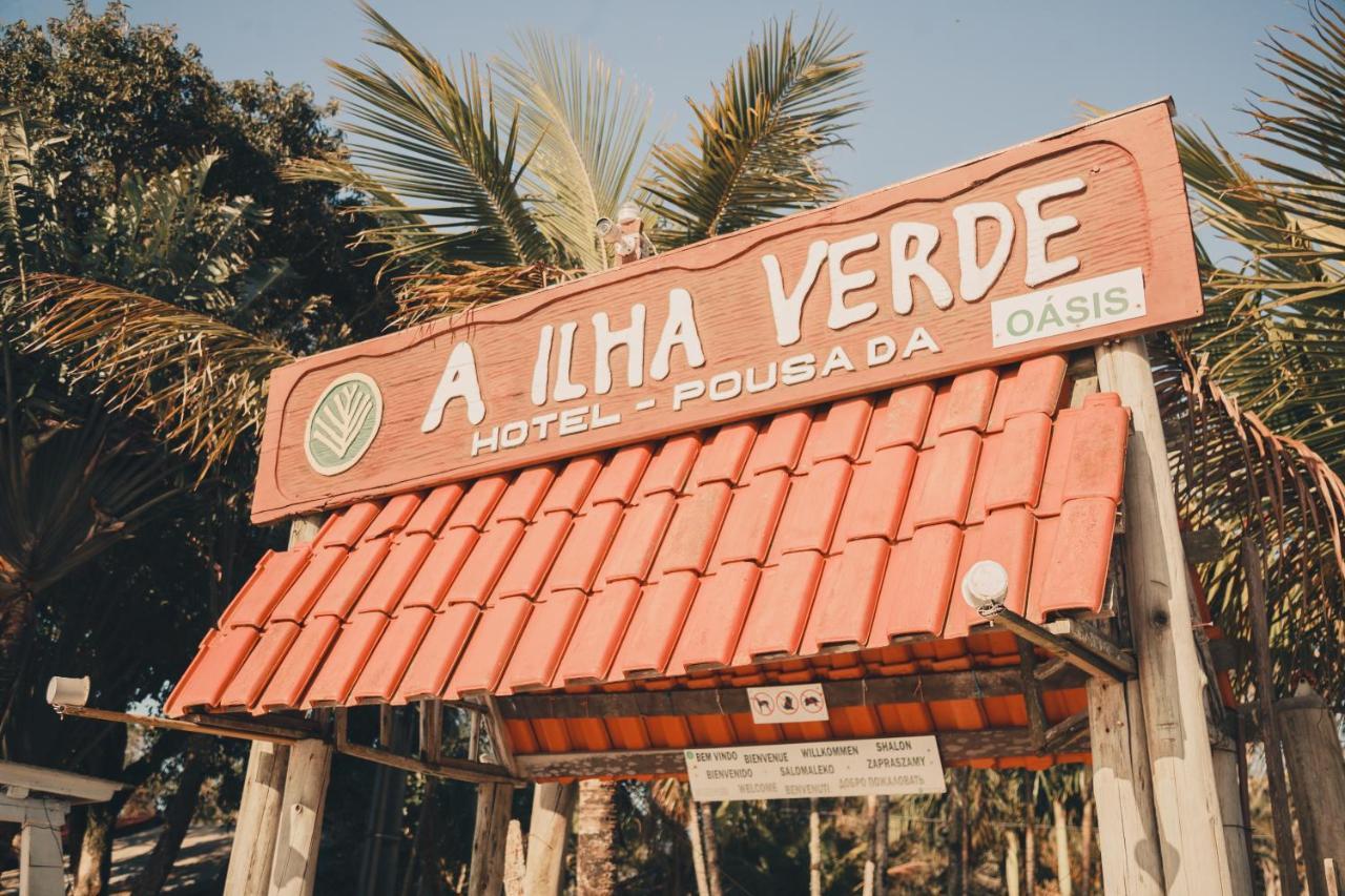 A Ilha Verde Hotel Pousada Na Praia อิลลาโดเมล ภายนอก รูปภาพ